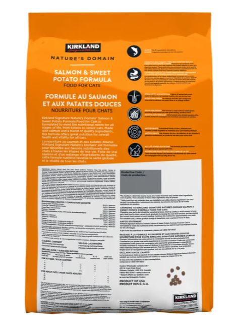 Kirkland Nature's Domain Salmon&Sweet Potato formula for Cat