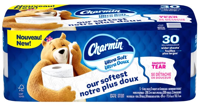 Charmin Ultra Soft Toilet Paper Jumbo Rolls