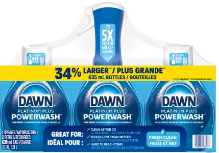 Dawn Powerwash Dish Spray, 3*635mL