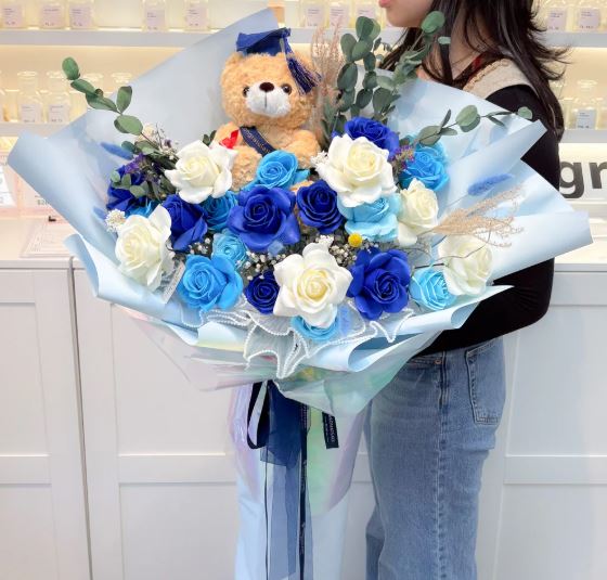 Giant 24 Soap Roses Bouquet - 3Colors(Pre-Order)