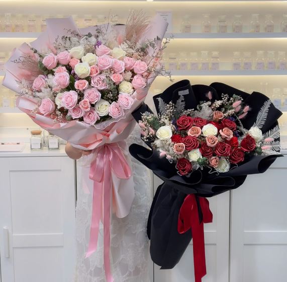 Giant 24 Soap Roses Bouquet - 3Colors(Pre-Order)