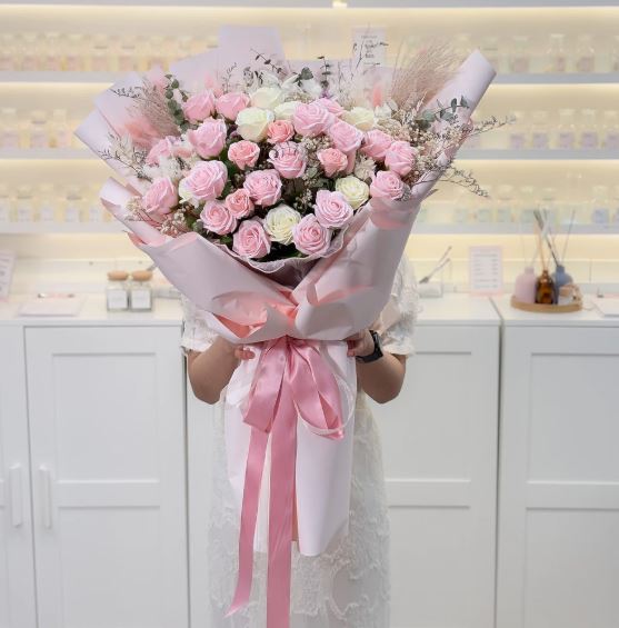 Giant 33 Soap Roses Bouquet - 2Colors(Pre-Order)