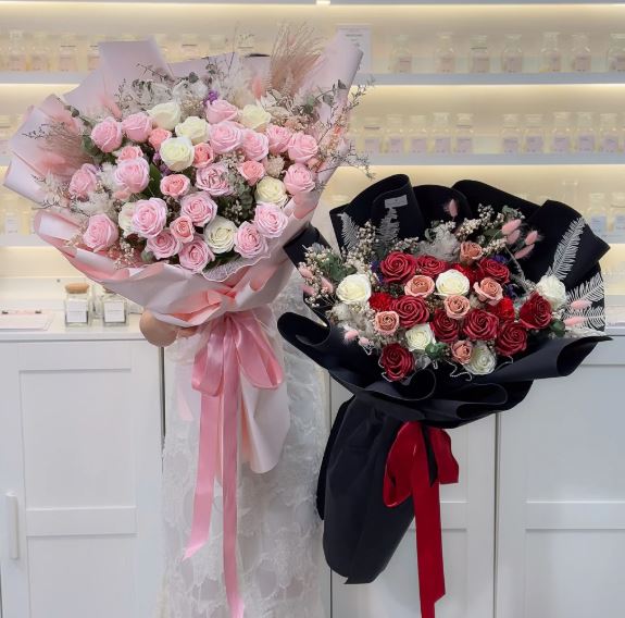 Giant 33 Soap Roses Bouquet - 2Colors(Pre-Order)
