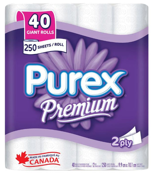 Purex Premium Soft&Thick Toiler Paper, 40Pack