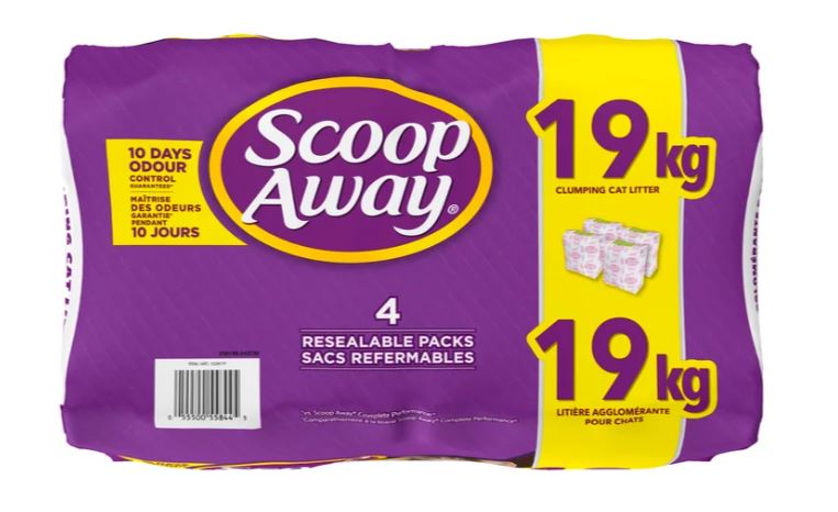 Scoop Away Clumping Cat Litter, 19kg